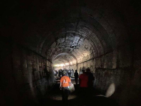 【岡山・倉敷発】 旧国鉄倉吉線・廃線跡ウォークと木谷沢渓流散歩・奥大山ブナの森工場 日帰り2